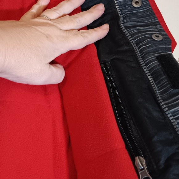 AQ‎ Boys 7/8 Winter Ski Snow Jacket Coat Black Gray Red Puffer Active - Picture 7 of 10